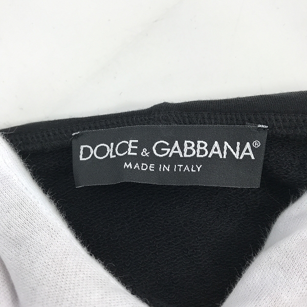 実際に弊社で買取させて頂いたDOLCE&GABBANA/ドルチェ&ガッバーナ プレートロゴ付ジップパーカー G9BM6T G7YF1/44の画像 2枚目
