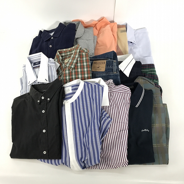 実際に弊社で買取させて頂いた【おまとめ】ノーリーズ/エポカウォモ/イブサンローラン 等 シャツ/柄シャツ 他