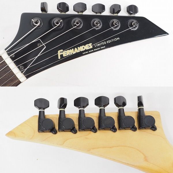 実際に弊社で買取させて頂いた★FERNANDES/フェルナンデス LIMITED EDITION ストラトシェイプ SSH エレキギター ソフトケース付の画像 2枚目