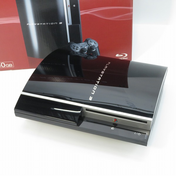 実際に弊社で買取させて頂いた SONY/ソニー PlayStation3/プレイステーション3/PS3 40GB 本体 CECHH00 クリア・ブラック【簡易動作確認済】 