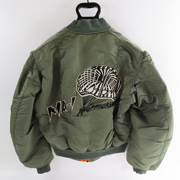 実際に弊社で買取させて頂いたALPHA INDUSTRIES/アルファインダストリーズ フライトジャケット MA-1 MIL-J-82790J/Mの画像 1枚目