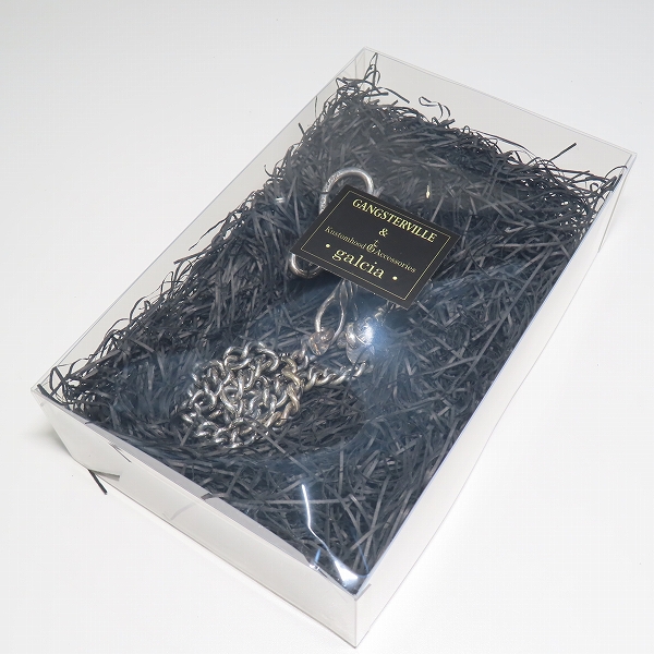 実際に弊社で買取させて頂いたGangsterville×galcia/ギャングスタービル×ガルシア SWALLOW WALLET-CHAIN/スワロー ウォレットチェーン シルバーの画像 5枚目