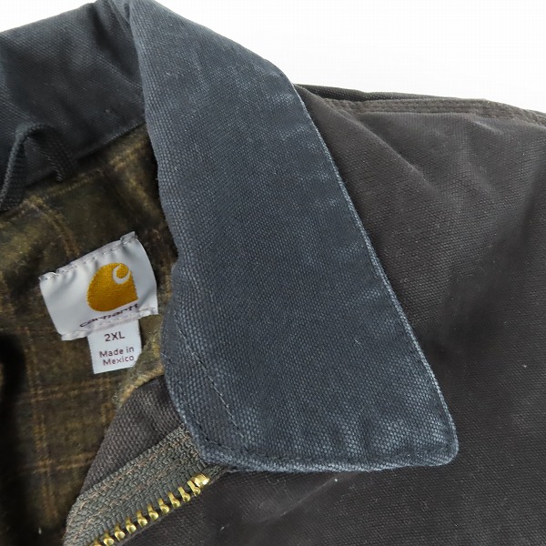 実際に弊社で買取させて頂いたcarhartt/カーハート デトロイト ジャケット/2XLの画像 6枚目
