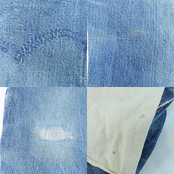 実際に弊社で買取させて頂いたLEVI'S/リーバイス ヴィンテージ 501 ボタン裏刻印6 ボタンフライ デニムパンツの画像 9枚目