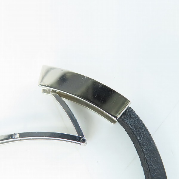 実際に弊社で買取させて頂いたHERMES/エルメス レザー×メタル ブレスレットの画像 8枚目