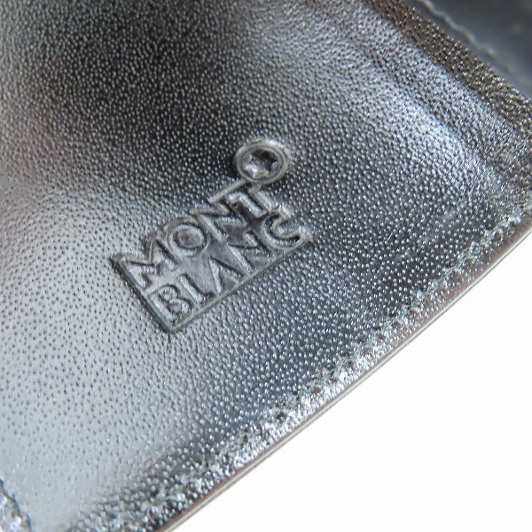 実際に弊社で買取させて頂いたMONTBLANC/モンブラン レザー ペンケースの画像 4枚目
