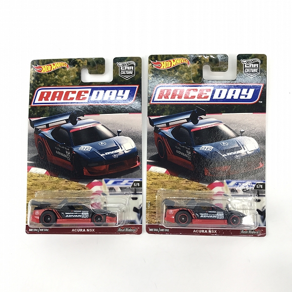 実際に弊社で買取させて頂いた【おまとめ/未開封】Hot Wheels /ホットウィール RACE DAY ACURA NSXの画像 2枚目