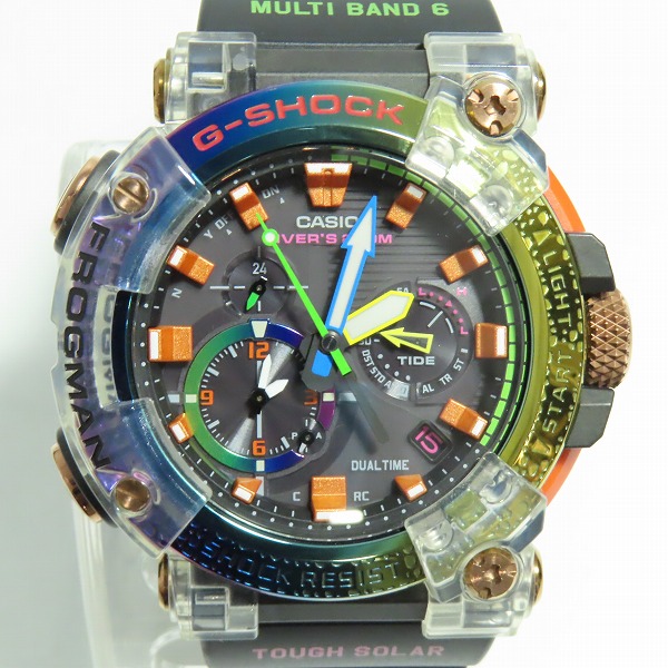 実際に弊社で買取させて頂いたG-SHOCK/Gショック FROGMAN/フロッグマン ボルネオ レインボー トード GWF-A1000BRT-1AJRの画像 1枚目