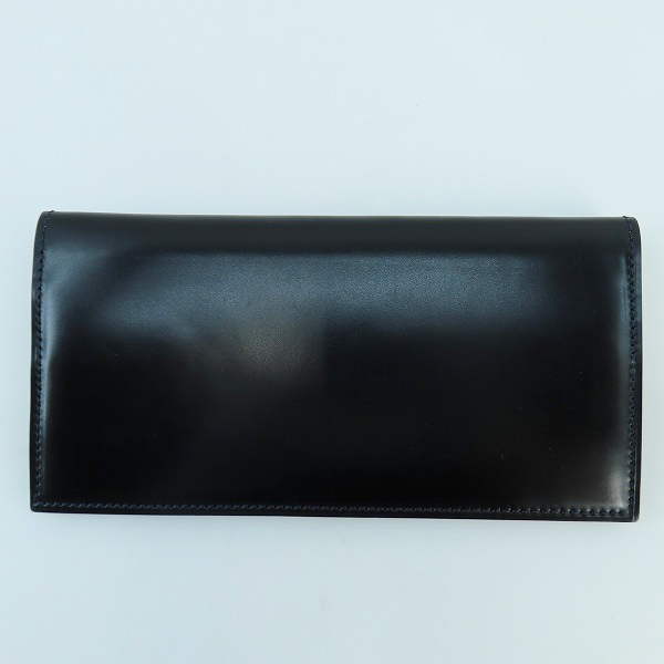 実際に弊社で買取させて頂いたGANZO/ガンゾ シェルコードバン×ヌメ革 長財布/札入れ の画像 1枚目