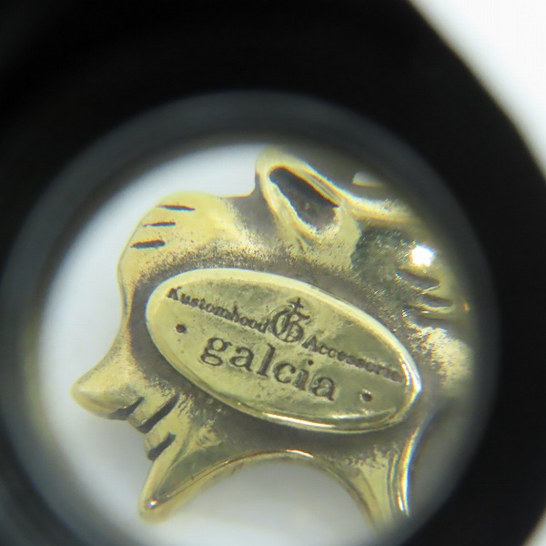 実際に弊社で買取させて頂いた(3)GANGSTERVILLE×Galcia/ギャングスタービル×ガルシア PANTHER ブラス/真鍮 ペンダントトップの画像 5枚目