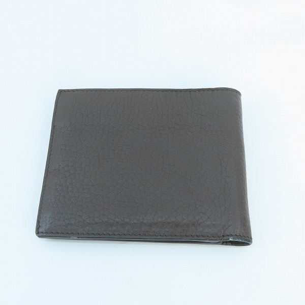 実際に弊社で買取させて頂いたBOTTEGA VENETA/ボッテガヴェネタ レザー二つ折り財布の画像 1枚目