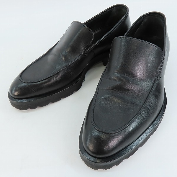 実際に弊社で買取させて頂いたGIORGIO ARMANI/ジョルジオアルマーニ レザー ローファー 39