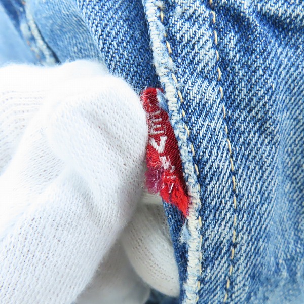 実際に弊社で買取させて頂いたLEVI'S/リーバイス ヴィンテージ 501 ボタン裏刻印6 ボタンフライ デニムパンツの画像 3枚目