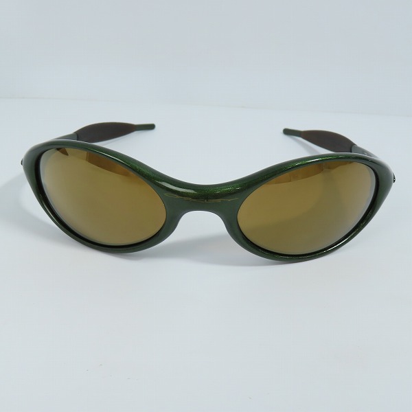 実際に弊社で買取させて頂いたOAKLEY/オークリー EYE JACKET/アイジャケット グリーンフレーム サングラス/アイウェア