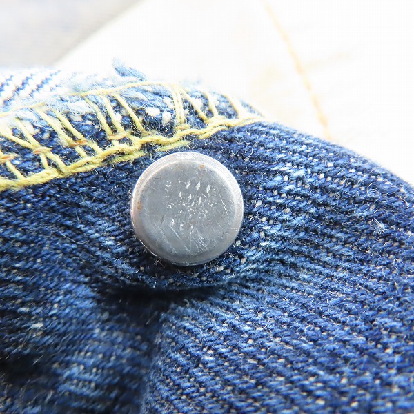 実際に弊社で買取させて頂いたLEVIS/リーバイス 501 60年代 ボタン裏刻印2 足長R ヴィンテージ/ビンテージ デニムパンツの画像 5枚目