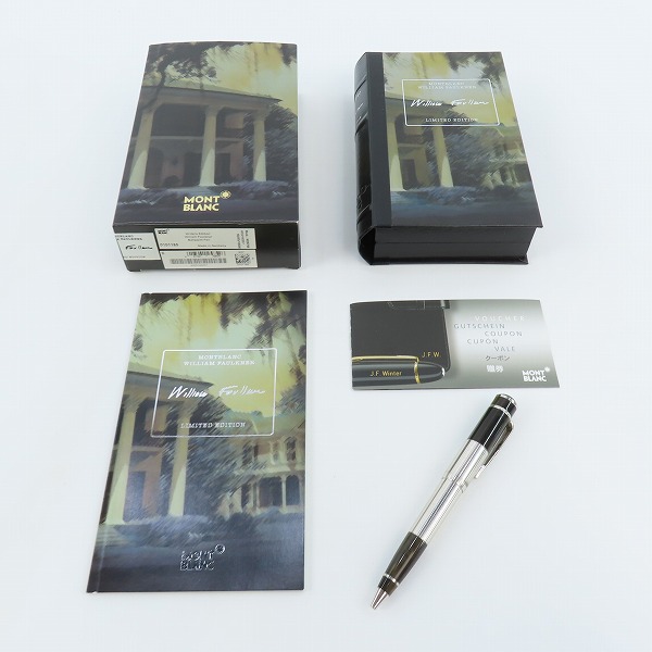 実際に弊社で買取させて頂いたMONTBLANC/モンブラン 作家シリーズ William Faulkner/ウィリアム・フォークナー ボールペンの画像 8枚目