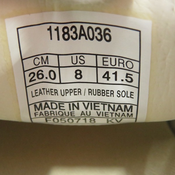 実際に弊社で買取させて頂いたOnitsuka Tiger/オニツカタイガー MEXICO 66/メキシコ66 ローカットスニーカー 1183A036 26の画像 5枚目