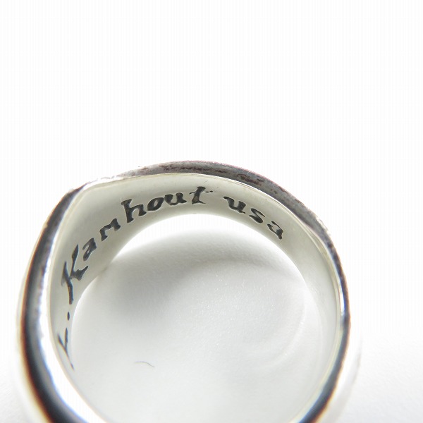 実際に弊社で買取させて頂いたLeonard Kamhout/レナードカムホート LONE ONES/ロンワンズ シルクリング シルバー 7号の画像 7枚目