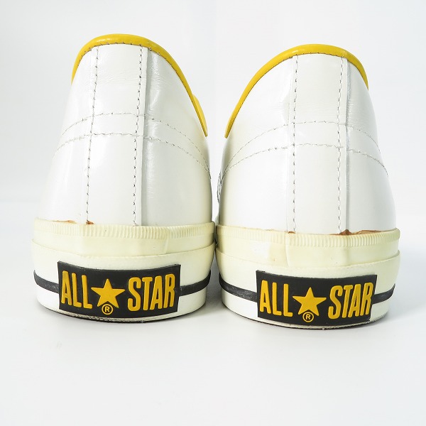 実際に弊社で買取させて頂いたCONVERSE/コンバース 日本製 ONE STAR OX/ワンスター レザーシューズ イエロー/US9.5の画像 1枚目