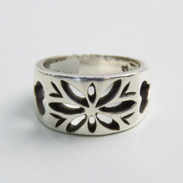 実際に弊社で買取させて頂いたBWL/BILL WALL LEATHER/ビルウォールレザー COMPASS ROSE コンパスローズリング 18-19号の画像 1枚目