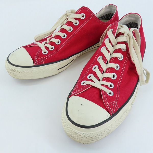 実際に弊社で買取させて頂いたCONVERSE/コンバース ALL STAR 100 GORE-TEX OX RED 32169362/27.0
