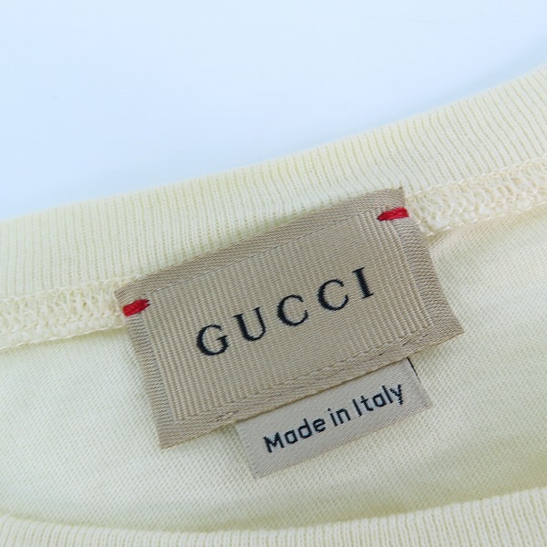 実際に弊社で買取させて頂いたGUCCI/グッチ t-shirt with vintage GG print/ビンテージGGプリント Tシャツ 575114XJDZ8/12の画像 2枚目