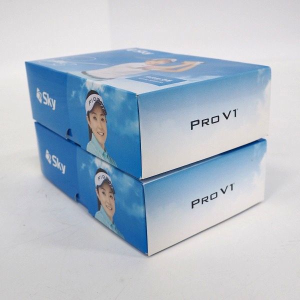 実際に弊社で買取させて頂いた【未使用/オウンネーム】Titleist/タイトリスト PRO V1 ゴルフボール ホワイト 計1ダース の画像 3枚目