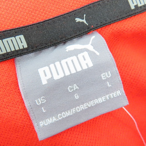 実際に弊社で買取させて頂いた【未使用】PUMA/プーマ ACミラン 22/23 CASUALS ポロシャツ 767555-09/Lの画像 2枚目