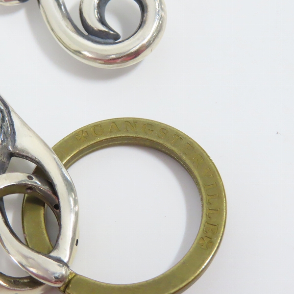 実際に弊社で買取させて頂いた（2）GANGSTERVILLE×Galcia/ギャングスタービル×ガルシア スワロー キーホルダー シルバーの画像 6枚目