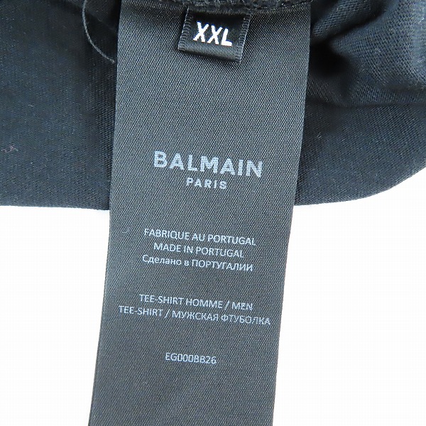 実際に弊社で買取させて頂いたBALMAN/バルマン グラデーション パイルロゴ Tシャツ /XXLの画像 3枚目