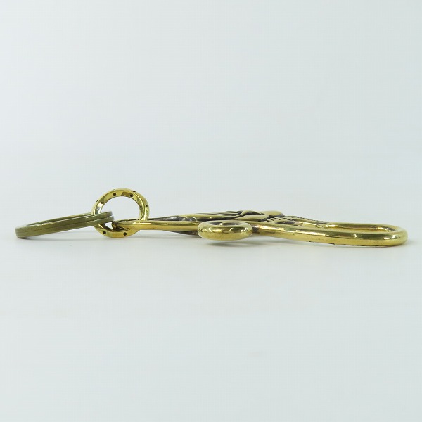 実際に弊社で買取させて頂いた(1)GANGSTERVILLE×Galcia/ギャングスタービル×ガルシア スワローキーホルダー ブラス/真鍮の画像 3枚目