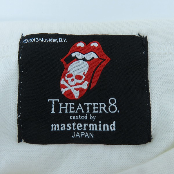 実際に弊社で買取させて頂いたmastermind JAPAN×THEATER8×ローリングストーンズ  プリント半袖Tシャツ 8MR-TS04/Mの画像 2枚目