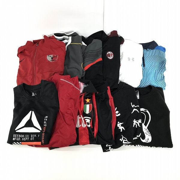 実際に弊社で買取させて頂いた【おまとめ】ナイキ/アンダーアーマー/プーマ 等 ジップアップジャケット/トレーニングウェア 他