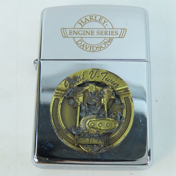 実際に弊社で買取させて頂いたZIPPO/ジッポー HARLEY DAVIDSON/ハーレーダビッドソン メタル貼り 1994年製