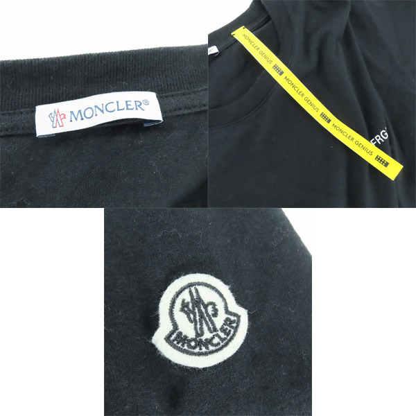 実際に弊社で買取させて頂いた【JPタグ】MONCLER/モンクレール ジーニアス フラグメント 藤原ヒロシ 半袖Tシャツ I209U8C00002 M3265 2022/XLの画像 2枚目