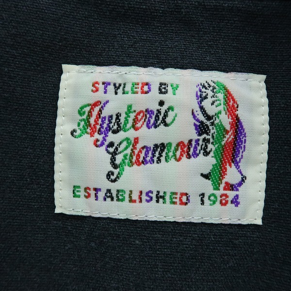 実際に弊社で買取させて頂いたHYSTERIC GLAMOUR/ヒステリックグラマー MEMBERS ONLY プリント 刺繍 ボーリング シャツ/Mの画像 2枚目