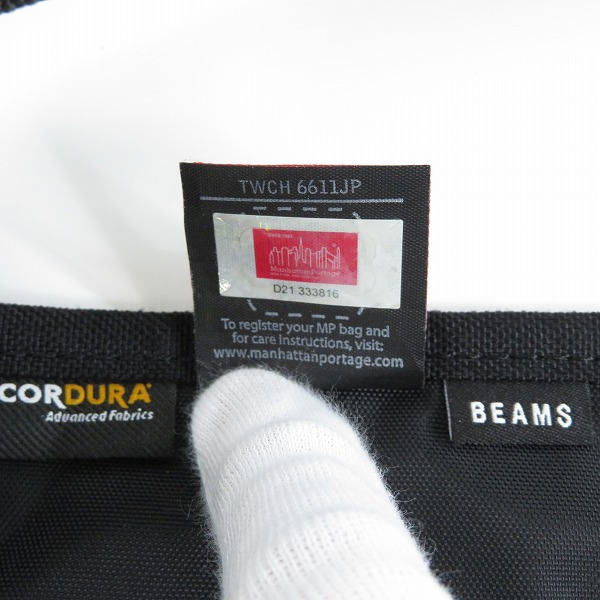 実際に弊社で買取させて頂いたManhattan Portage×BEAMS/マンハッタンポーテージ×ビームス 別注 メッセンジャーバッグの画像 6枚目