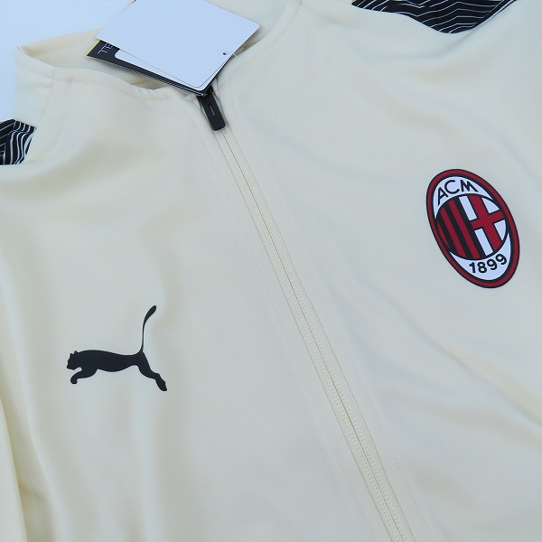 実際に弊社で買取させて頂いた【未使用】PUMA/プーマ ACミラン 21/22 トレーニング ジャケット 764132-13 Lの画像 5枚目