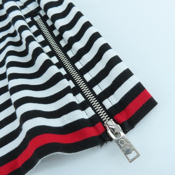 実際に弊社で買取させて頂いたmastermind HOMME ×A-GIRL'S/マスターマインドジャパン 裾ジップ ボーダー柄カットソー 16SSMM-TS33-08/Lの画像 6枚目