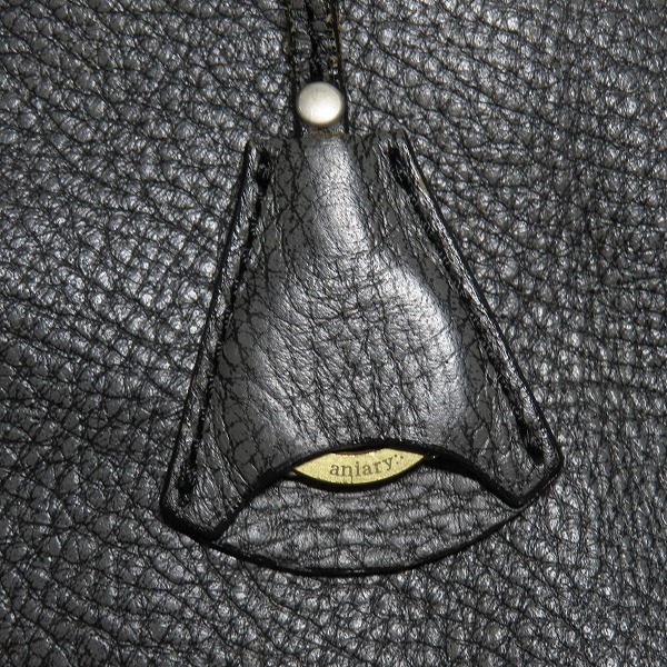 実際に弊社で買取させて頂いたaniary/アニアリ 裏地迷彩柄 レザー トートバッグの画像 4枚目