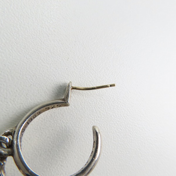 実際に弊社で買取させて頂いた(1)CHROME HEARTS/クロムハーツ ダガーフープ ピアス の画像 6枚目