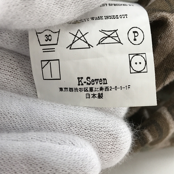 実際に弊社で買取させて頂いたTENDERLOIN/テンダーロイン  cotton sht print as s/s 総柄半袖シャツ/XLの画像 4枚目