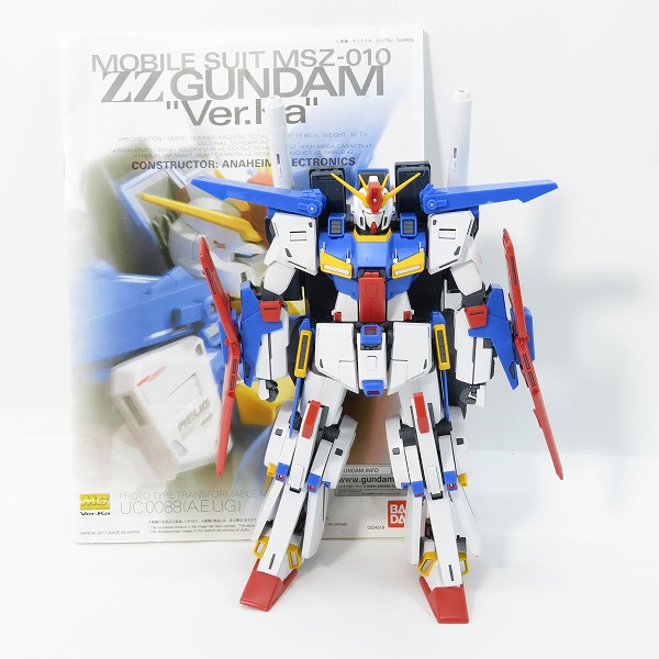 実際に弊社で買取させて頂いた【完成品/ジャンク扱い】BANDAI/バンダイ MG 1/100 ダブルゼータガンダム Ver.Ka/ZZ/ガンプラ