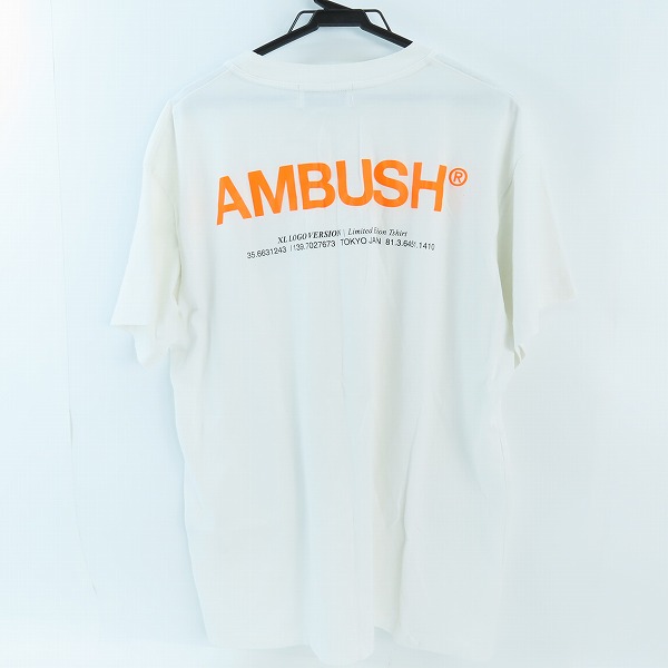 実際に弊社で買取させて頂いたAMBUSH/アンブッシュ LOGO T-SHIRT/ロゴTシャツ 12111698/3の画像 1枚目