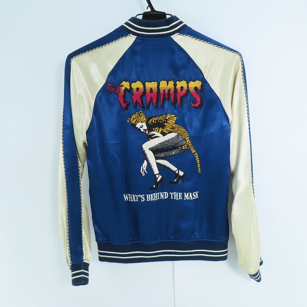 実際に弊社で買取させて頂いたHYSTERIC GLAMOUR /ヒステリックグラマー THE CRAMPS スカジャン 0161AB07 /Sの画像 1枚目