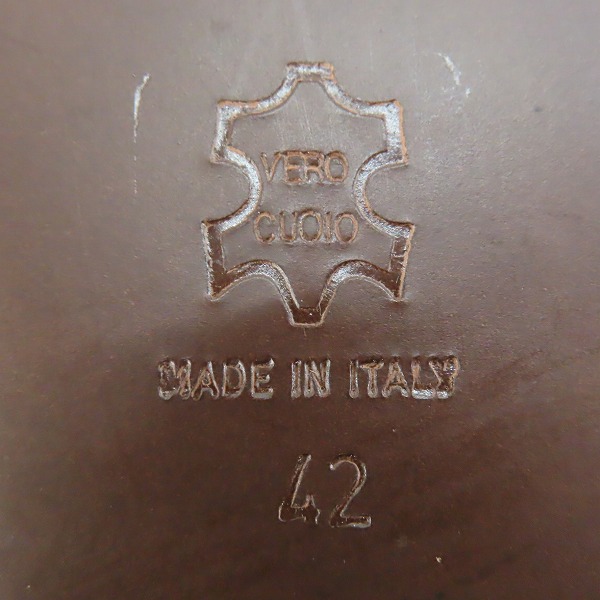 実際に弊社で買取させて頂いたDI FRANCO/ディフランコ パンチング ビジネスシューズ/42の画像 5枚目