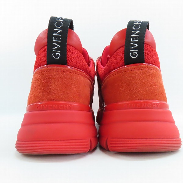 実際に弊社で買取させて頂いたGIVENCHY/ジバンシー ローカットスニーカー/ダッドシューズ レッド FR 0178/40の画像 1枚目