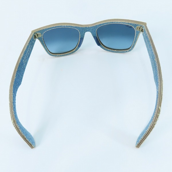 実際に弊社で買取させて頂いたRayｰBan/レイバン DENIM WAYFARER デニム サングラス RB-2140F 1164/4Mの画像 2枚目