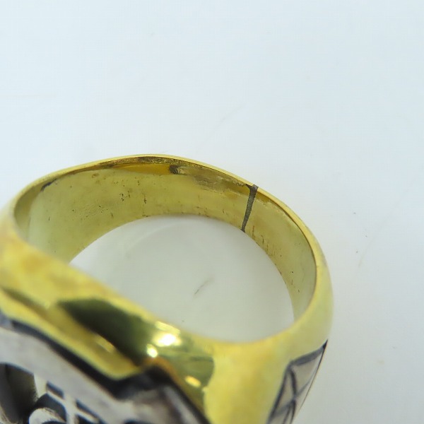 実際に弊社で買取させて頂いたGangsterville×galcia/ギャングスタービル×ガルシア Horse Shoe Trademark Ring/ホースシューリング/13.5号の画像 6枚目