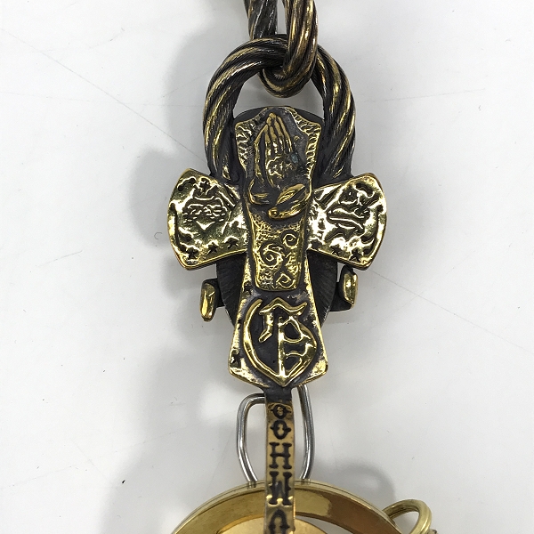 実際に弊社で買取させて頂いたGANGSTERVILLE×Galcia/ギャングスタービル×ガルシア DEVIL/デビル ウォレットチェーン ブラス/真鍮の画像 4枚目